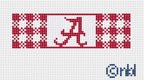 Alabama Gingham Fob