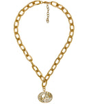 Golf Pendant Necklace - 18k Gold Plated-4