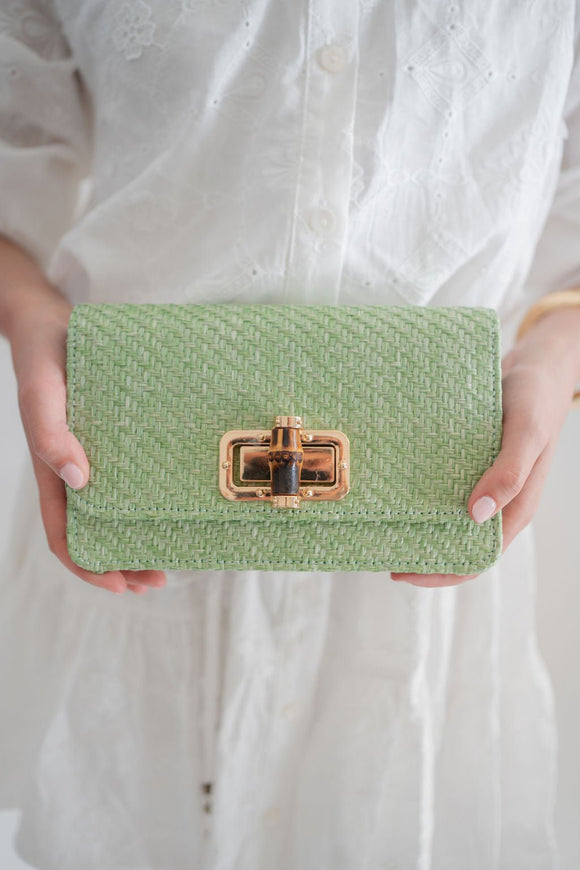 Green Lilly Clutch