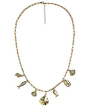 Harbour Charm Necklace - 18k Gold Plated - Belle of the Ball Collection-1