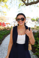 Harbour Charm Necklace - 18k Gold Plated - Belle of the Ball Collection-5