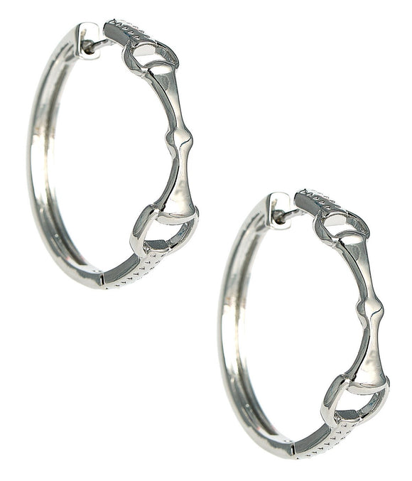 Horsebit Huggie Hoop