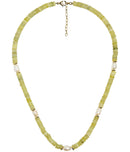 Jenny - Quartz Beaded Necklace with freshwater Pearl-4