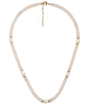 Jenny - Quartz Beaded Necklace with freshwater Pearl-6