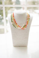 Jenny - Quartz Beaded Necklace with freshwater Pearl-1