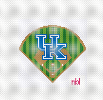 Uk Baseball Diamond Needlepoint Canvas