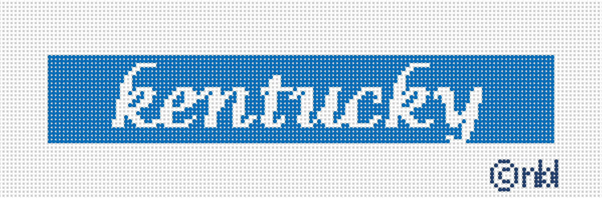 Kentucky Key Fob | Needlepoint by Laura