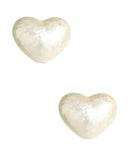 Lainey Heart - Cotton Pearl Studs - 18k Gold Plated-1