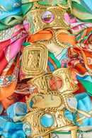 Wide Gold Scarf Cuff - Evie-2