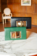 Lillian Croc Clutch-2