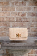 Lilly - Straw Clutch - Bamboo Toggle-2