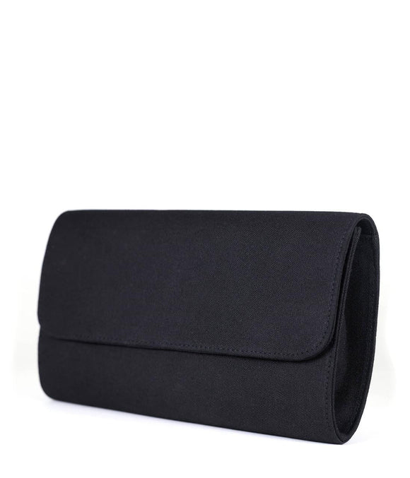 Avery Clutch -  Black - Feather