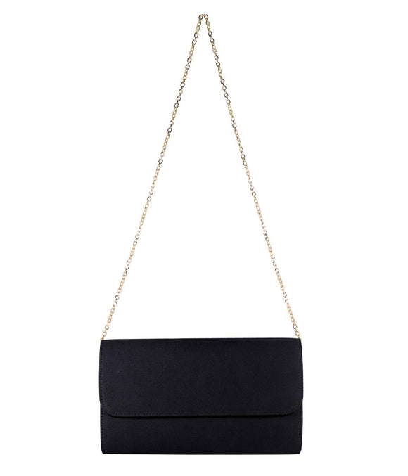 Avery Clutch -  Black - Feather