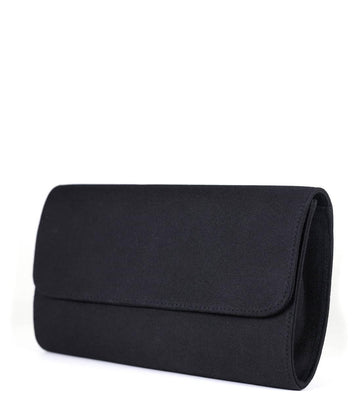 Avery Clutch - Black - XL Gold Charms - 0