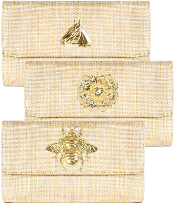 Avery Clutch Straw - Charm
