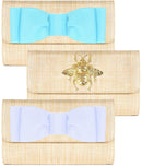 Avery Straw Clutch - Pinch Bow-4