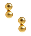 Belle Stud - Brushed Gold - Belle of the Ball-1