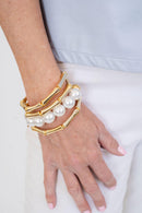 Birdie Bracelet - Pearl and 14mm-3