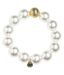 Birdie Bracelet - Pearl and 14mm-5