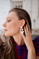 Camilla - Mother of Pearl - Statement Earring-2