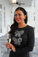 Carolyn- Small Rhinestone and Pearl Stud - Belle of the Ball-2