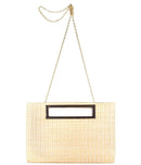 Chloe Clutch - Straw-5