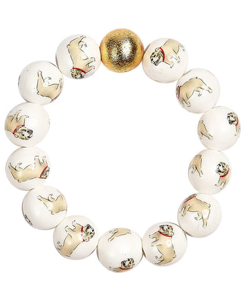 Georgia Beaded Bracelet - Bulldog - Gameday Collection