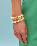 Georgia Beaded Bracelet - Freshwater Pearl and 10mm-2