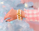 Georgia Beaded Bracelet - Freshwater Pearl and 14mm-2