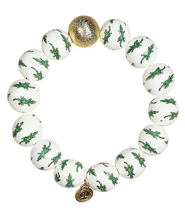 Georgia Beaded Bracelet - Gator - Gameday Collection