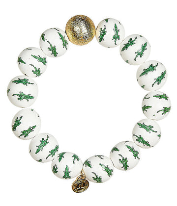 Georgia Beaded Bracelet - Gator - Gameday Collection - 0