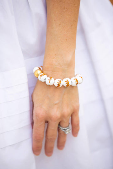 Georgia Beaded Bracelet - Tiger - Gameday Collection - 0