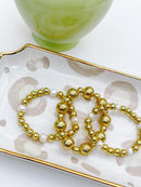 Georgia - Gold  & Freshwater Pearl Beaded Bracelet-4
