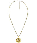 Gold Dune Charm Necklace - 18k Gold Plated - Jess Fay Collection-1