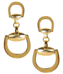 Horsebit - Gold Earrings-1