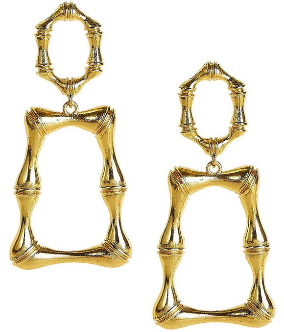 Jordan - Statement Bamboo - Earrings