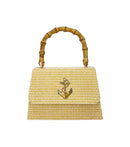 Straw Lulu Bag with Bamboo Handle-11