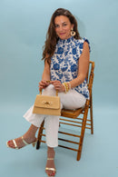 Straw Lulu Bag with Bamboo Handle-7