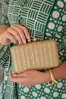 Mimi Clutch - Gold-1
