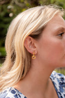 Mini Horsebit - Gold Earring-2
