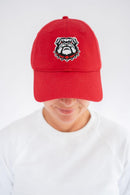 Needlepoint Baseball Hat - Bulldog-1