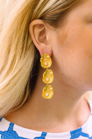 Oyster Triple - Earring - 0