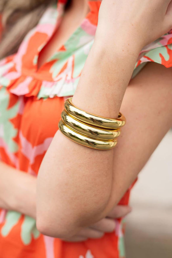 The Quinn - Gold Bangle - Meeghan Mullin x Lisi Lerch