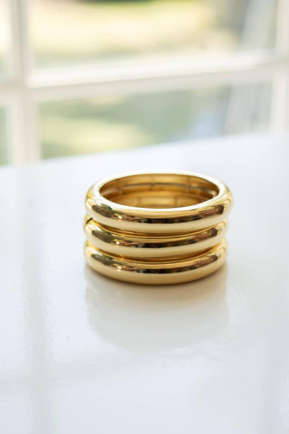 The Quinn - Gold Bangle - Meeghan Mullin x Lisi Lerch