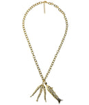 Lucky Double Fish Necklace- Momma and Baby Fish-2