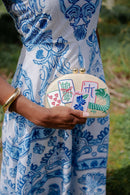 Mahjong Clutch- Embroidered-3