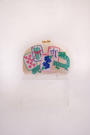 Mahjong Clutch- Embroidered-5