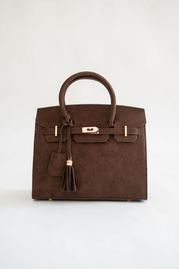 Margo -  Faux Suede Handbag - 0