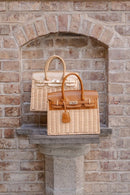Margo Camel -  Wicker Handbag-5