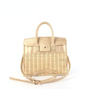 Margo Camel -  Wicker Handbag-18
